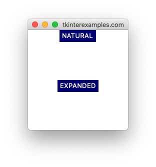 Using the expand parameter